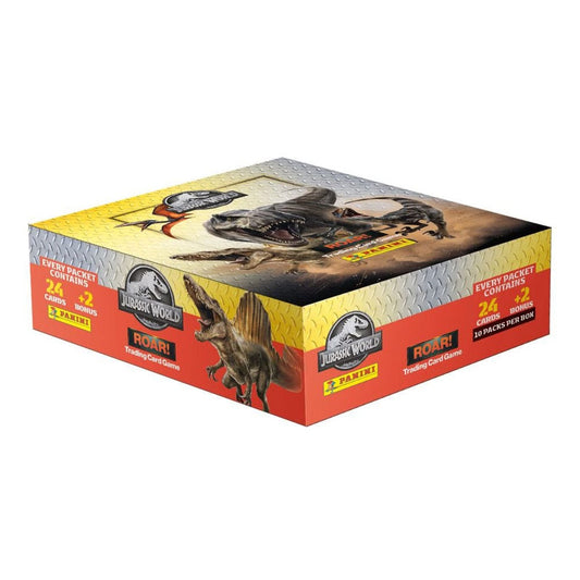 Jurassic World Roar Trading Cards Fat Packs Display (10) Image