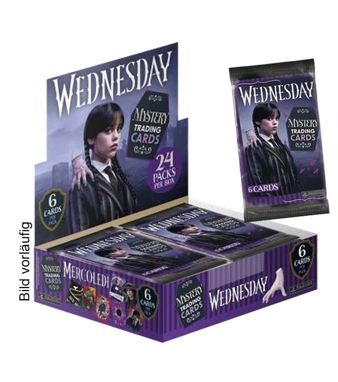Wednesday Trading Cards Flow Pack Box (24) Image