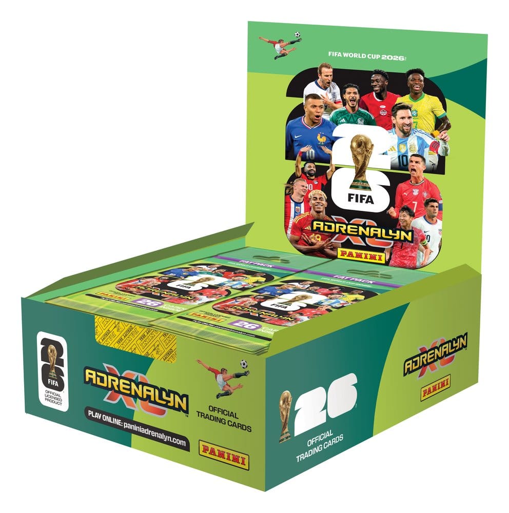 Panini FIFA World Cup 2026 Adrenalyn XL Trading Cards Fatpack Box (10) Image 1