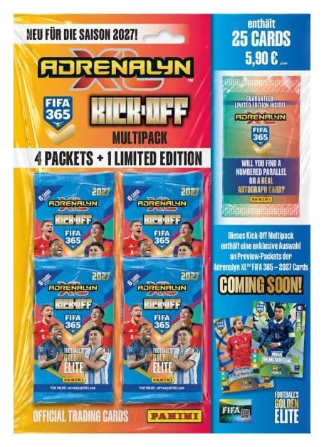 FIFA 365 Adrenalyn XL 2027 Trading Cards Kick-Off Multipack *Deutsche Version* Image