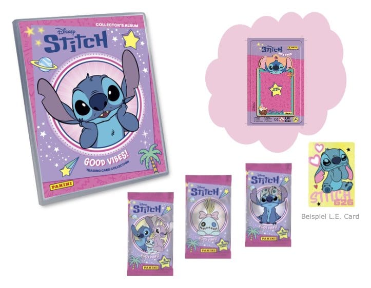 Stitch Sammelkarten Good Vibes Starter Pack mit Kartenhalter *Deutsche Version* Image