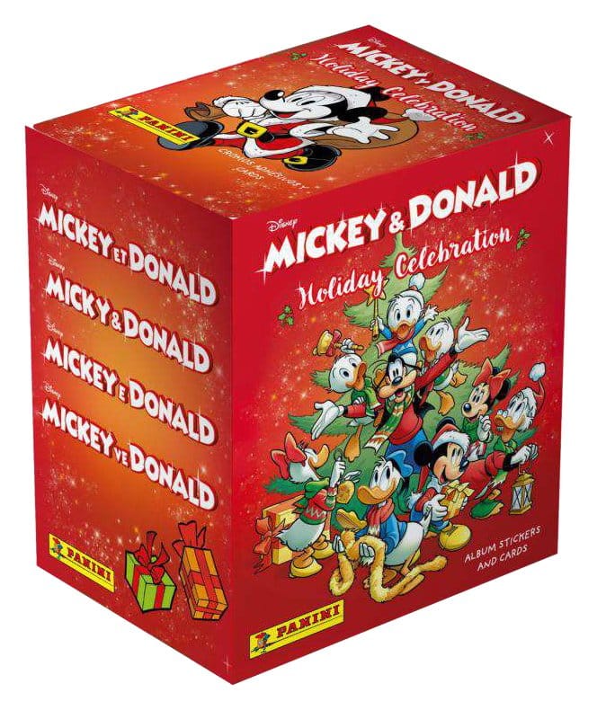 Mickey & Donald Holiday Celebration Sticker & Trading Card Collection Box (36) Image
