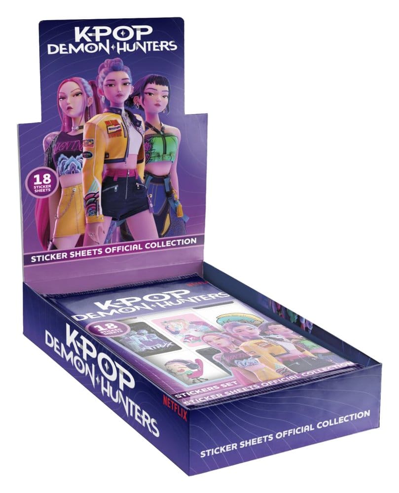 KPop Demon Hunters Sticker Sheets Display Box (18) Image 1