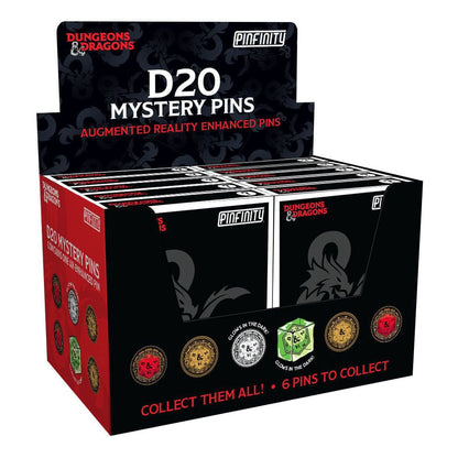 Dungeons & Dragons Ansteck-Pins  Blind Box Mystery D20 Pins Sortiment (10) Image 1