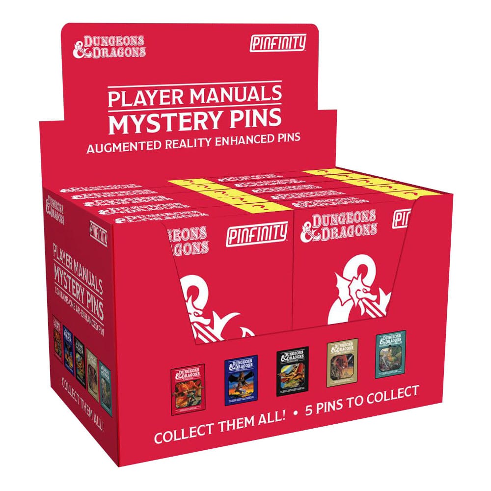 Dungeons & Dragons Ansteck-Pins  Blind Box Mystery Player Manuel Pins Sortiment (10) Image 1
