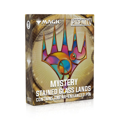 Magic: The Gathering Ansteck-Pins  Blind Box Mystery Stained Glass Lands Sortiment (10) Image 3