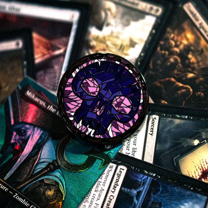 Magic: The Gathering Ansteck-Pins  Blind Box Mystery Stained Glass Lands Sortiment (10) Image 10