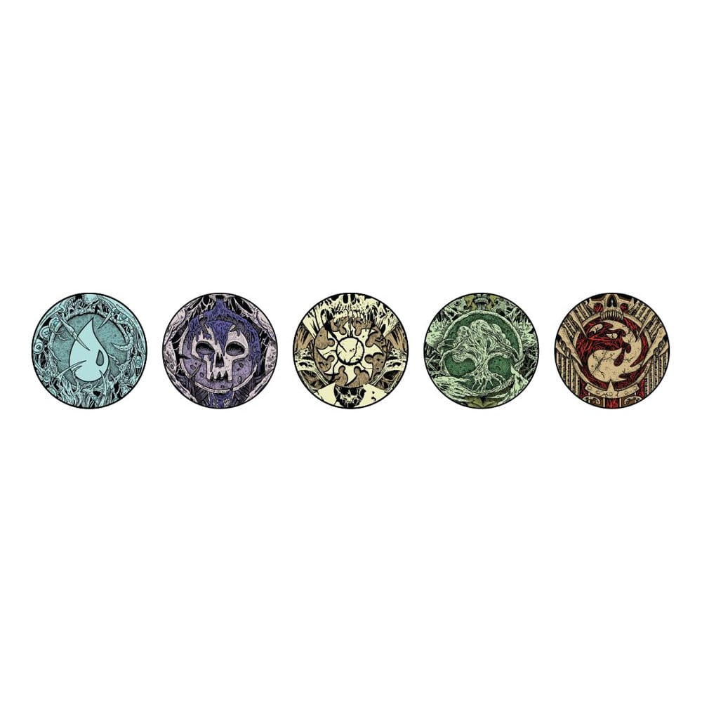 Magic: The Gathering Ansteck-Pins Blind Box Mystery Phyrexia Infected Lands Sortiment (10) Image 3