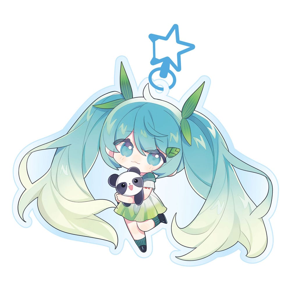 Hatsune Miku Acryl Schlüsselanhänger Kawaii Spring Time Image