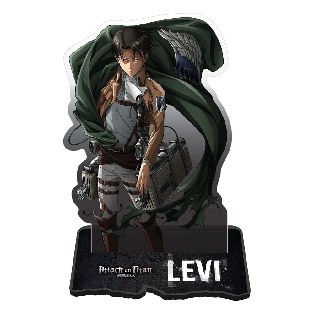 Attack on Titan Acryl Figur Levi Battle-Ready 18 cm Image 1
