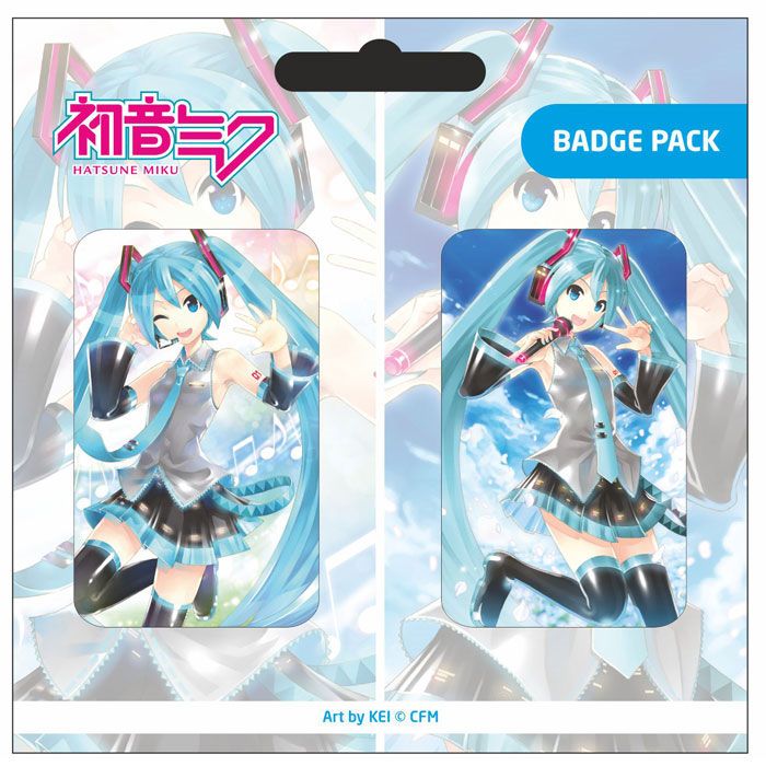 Hatsune Miku Ansteck-Buttons Doppelpack Set A Image