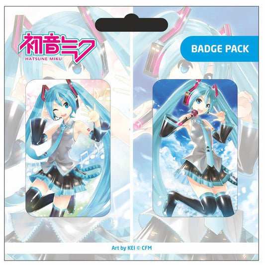Hatsune Miku Ansteck-Buttons Doppelpack Set A Image