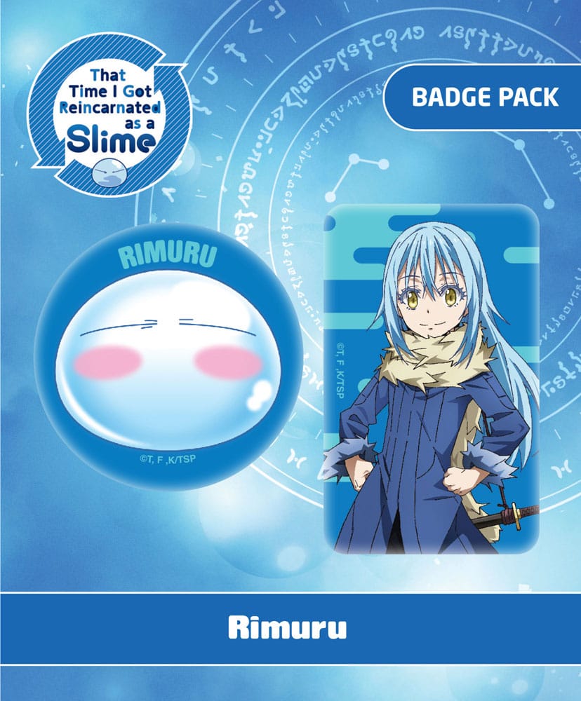 That Time I Got Reincarnated as a Slime Ansteck-Buttons Doppelpack Rimuru Image