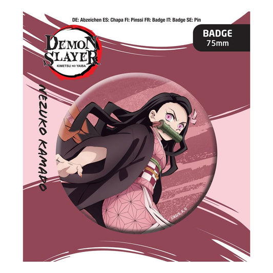 Demon Slayer: Kimetsu no Yaiba Ansteck-Button Nezuko Kamado Image