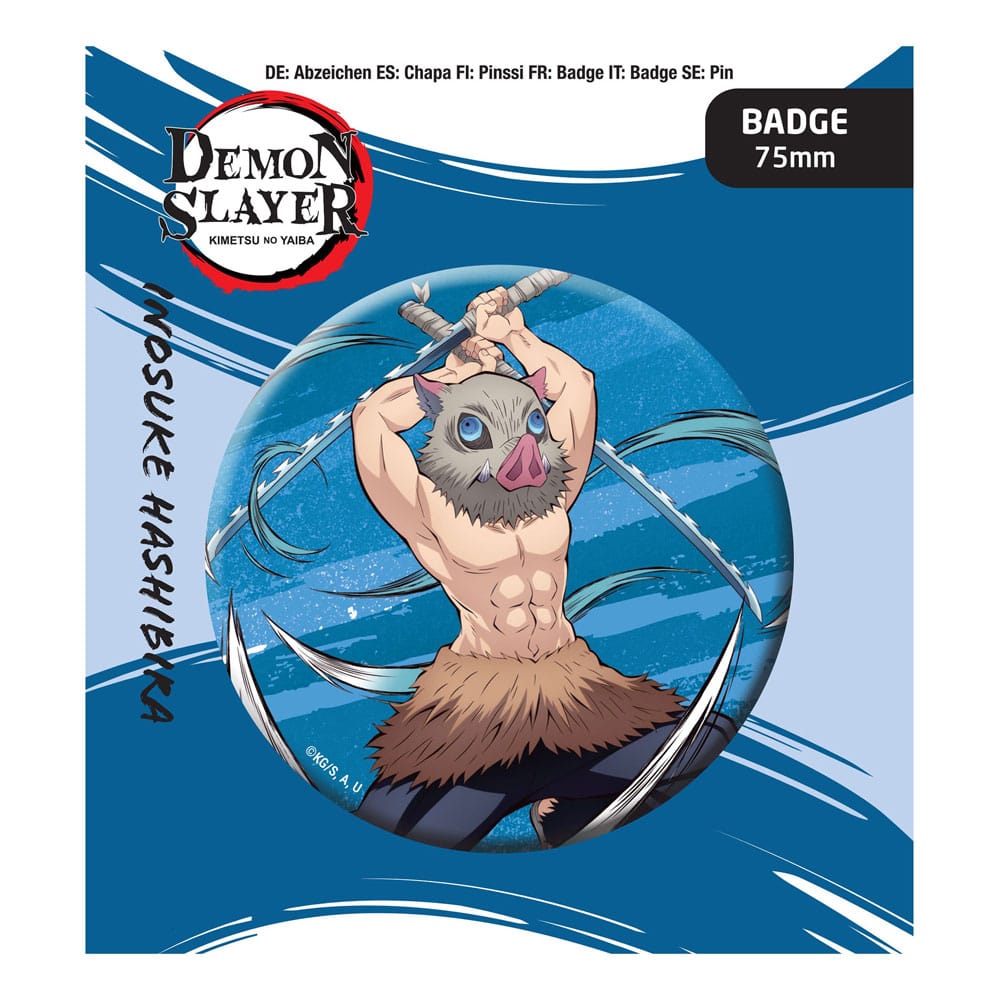 Demon Slayer: Kimetsu no Yaiba Ansteck-Button Inosuke Hashibira Image
