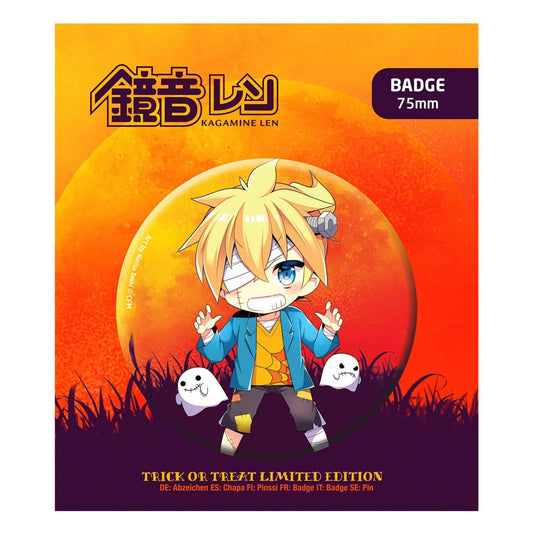 Hatsune Miku Ansteck-Button Halloween Limited Edition Kagamine Len Image