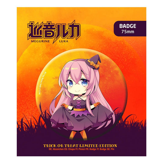 Hatsune Miku Ansteck-Button Halloween Limited Edition Megurine Luka Image