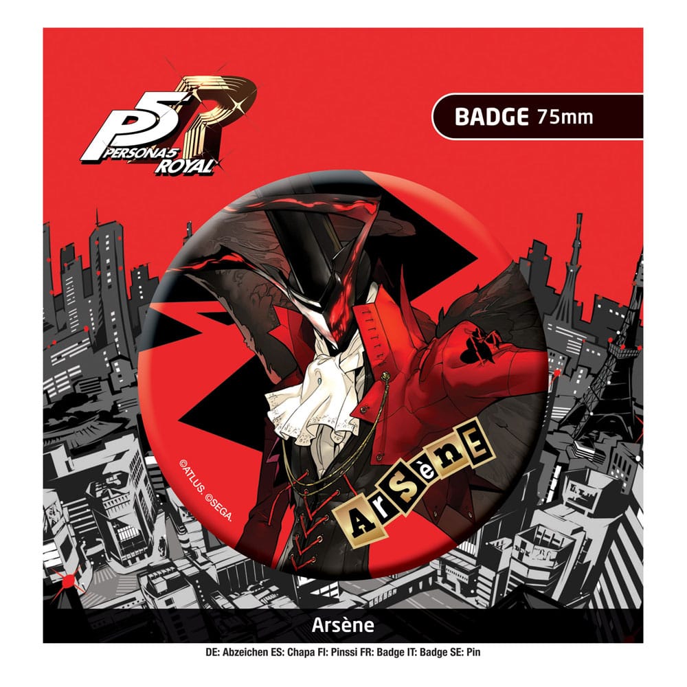 Persona 5 Royal Ansteck-Button Arséne Image