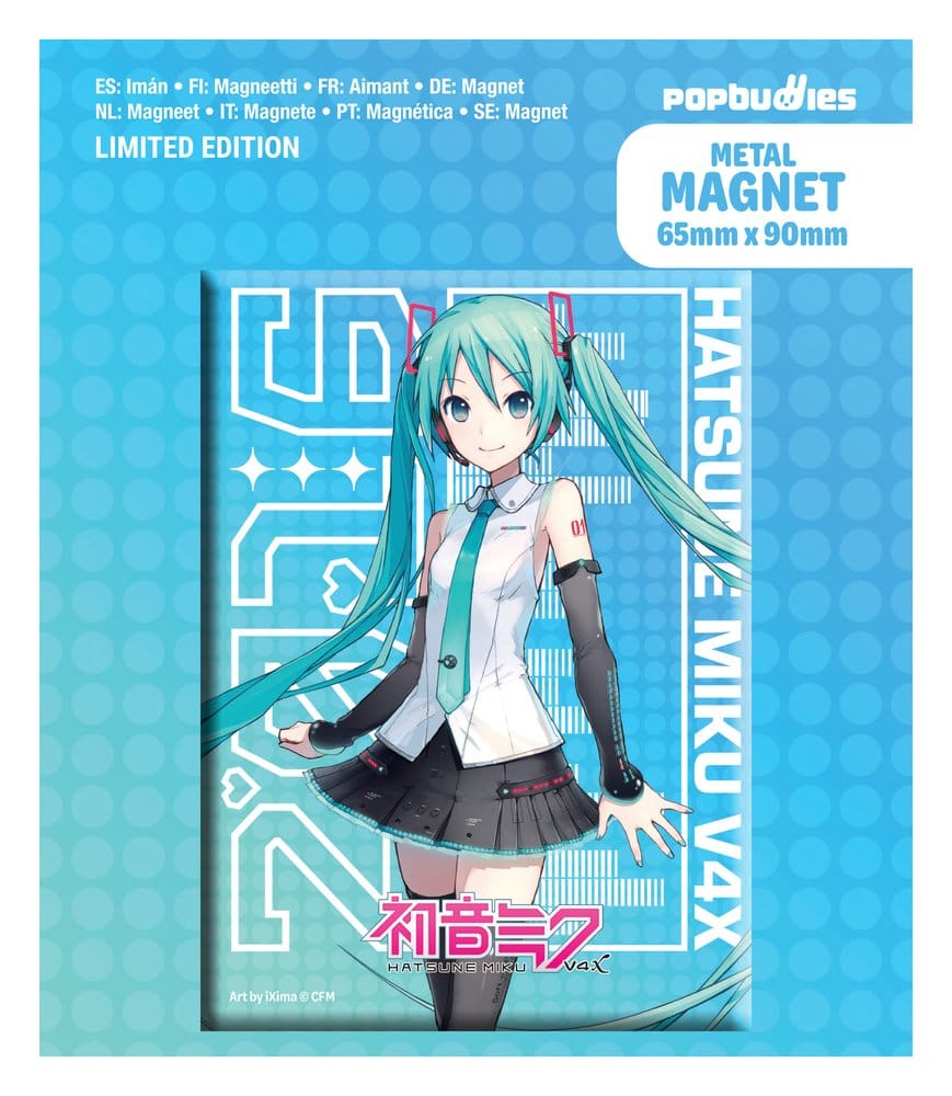 Hatsune Miku Magnet V4x Metal Image