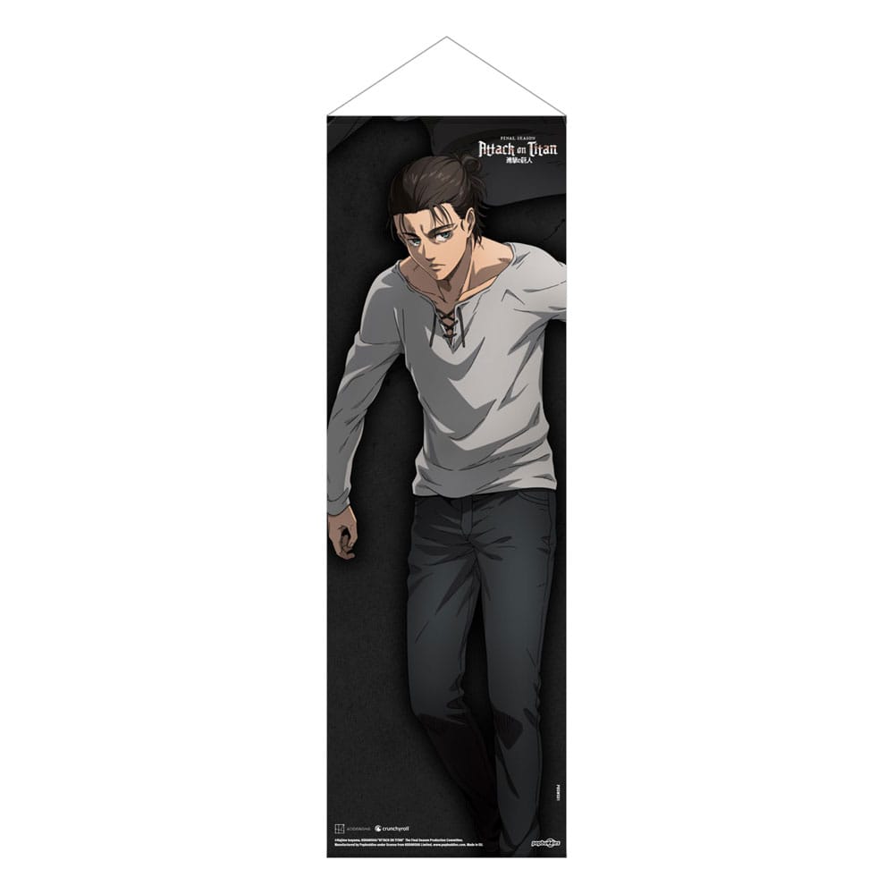 Attack on Titan Slim Wandrolle Eren Jaeger 30 x 90 cm Image