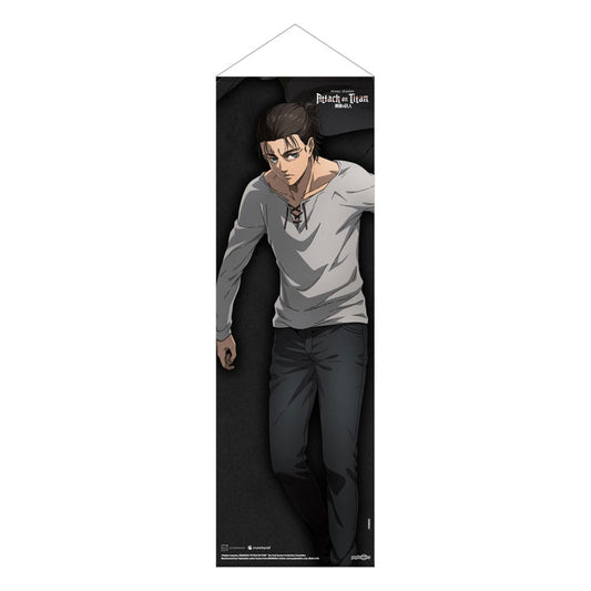 Attack on Titan Slim Wandrolle Eren Jaeger 30 x 90 cm Image