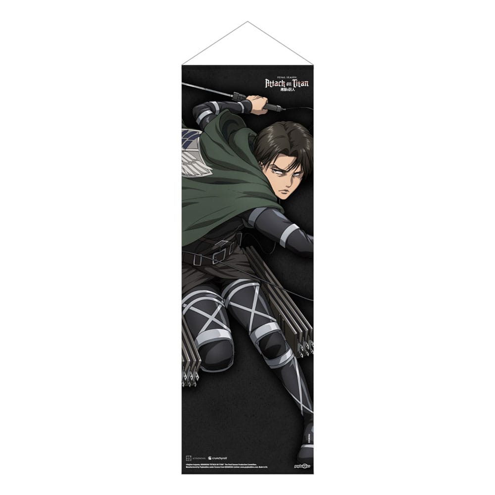 Attack on Titan Slim Wandrolle Levi 30 x 90 cm Image