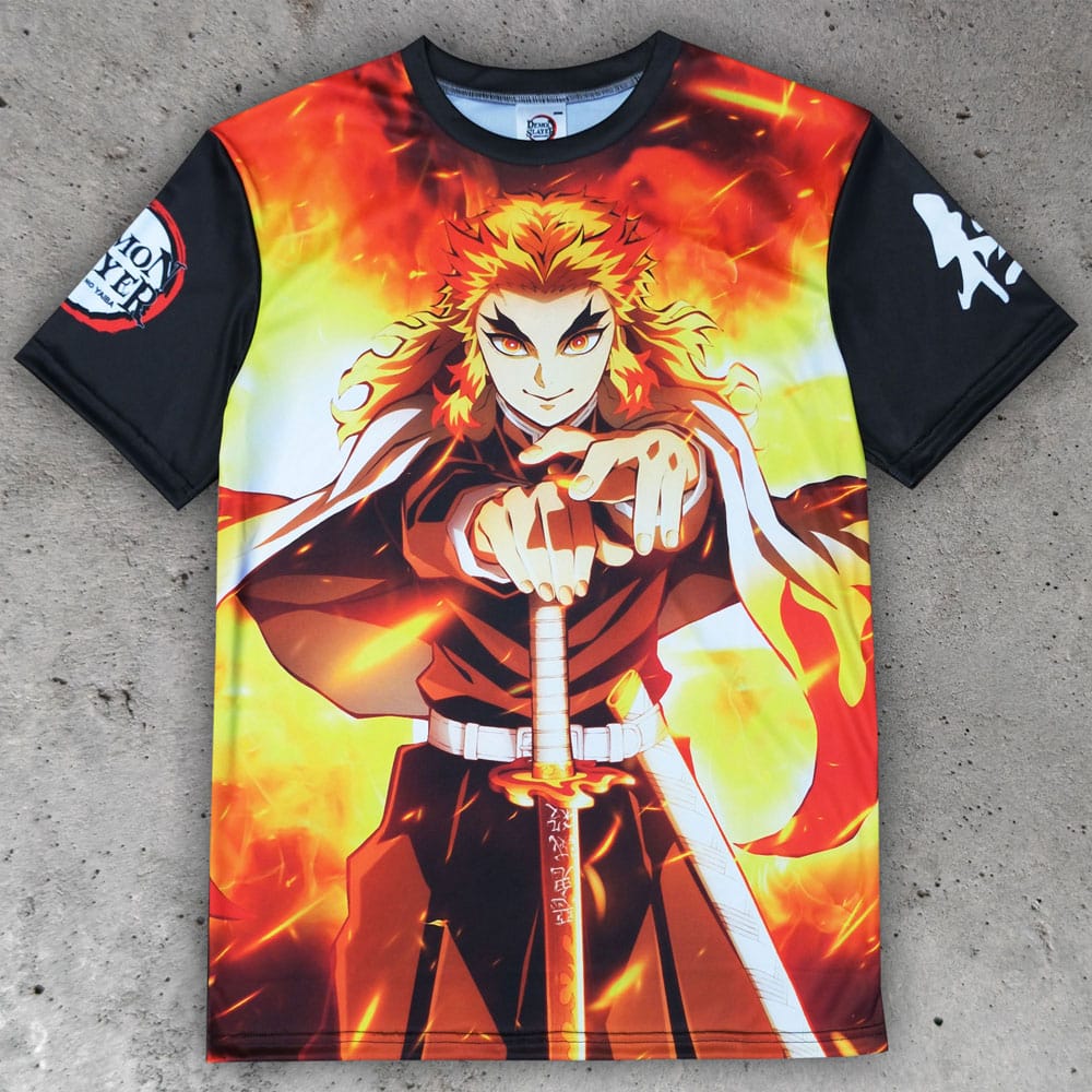 Demon Slayer: Kimetsu no Yaiba T-Shirt Kyojuro Rengoku  Größe M Image 1