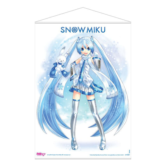 Hatsune Miku Wandrolle Snow Miku 50 x 70 cm Image