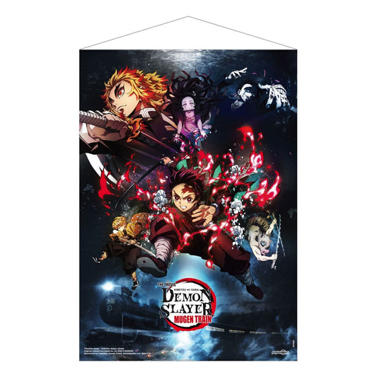Demon Slayer: Kimetsu no Yaiba Wandrolle Mugen Train Key Visual 50 x 70 cm Image