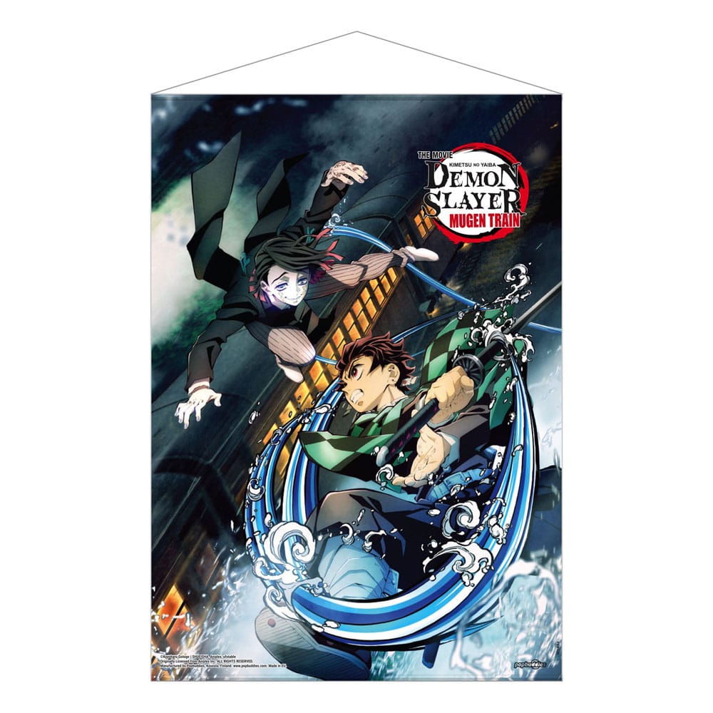 Demon Slayer: Kimetsu no Yaiba Wandrolle Mugen Train Tanjiro Vs Enmu 50 x 70 cm Image