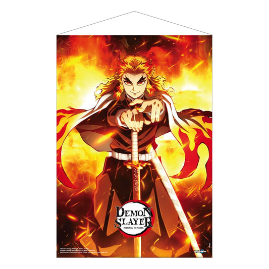 Demon Slayer: Kimetsu no Yaiba Wandrolle Kyojuro Rengoku 50 x 70 cm Image