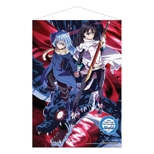 That Time I Got Reincarnated as a Slime Wandrolle Rimuru, Shizue and Veldora The Storm Dragon 50 x 70 cm Image