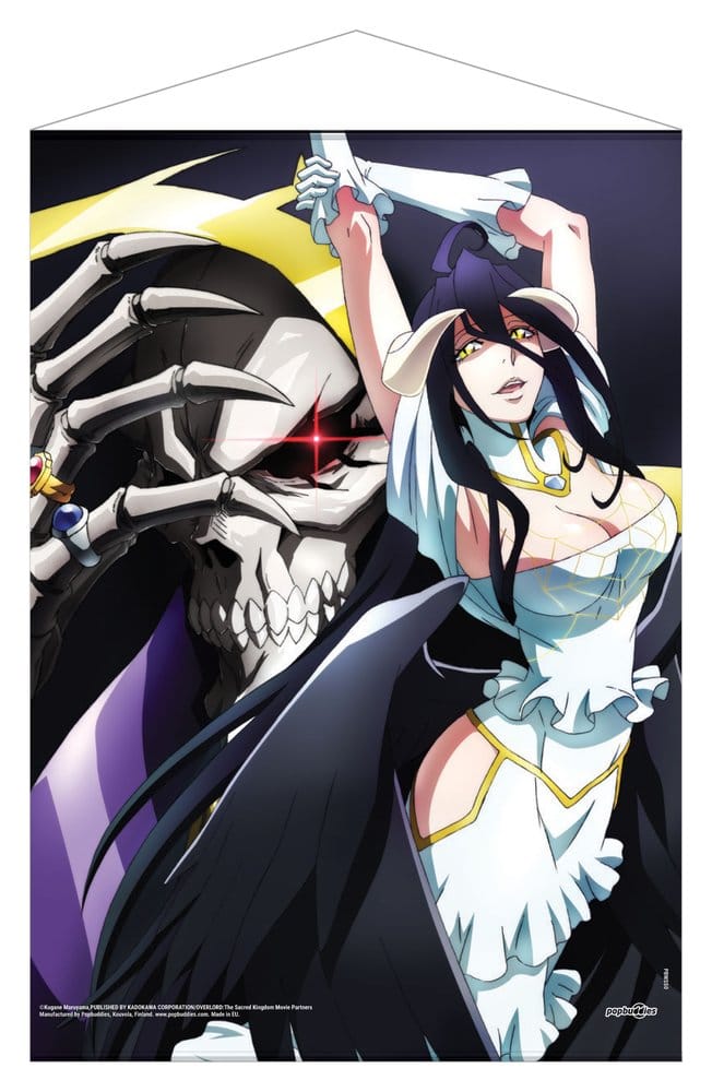 Overlord Wandrolle Ainz Ooal Gown & Albedo 50 x 70 cm Image