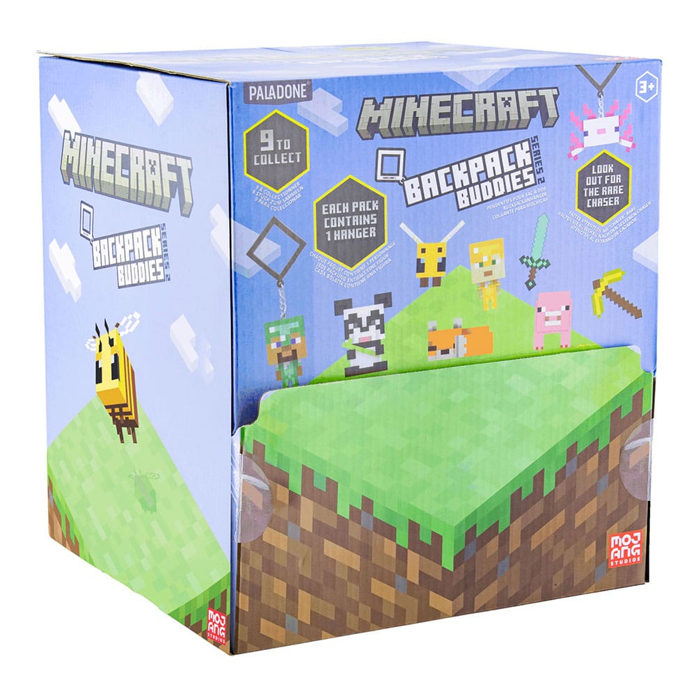 Minecraft Taschenanhänger Backpack Buddies Mystery Bags Series 2 Display (24) Image