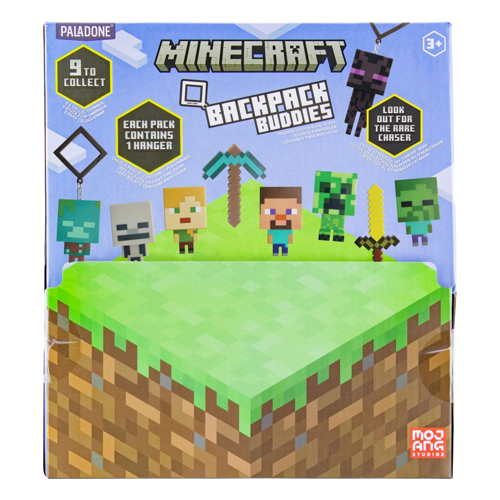 Minecraft Taschenanhänger Backpack Buddies Mystery Bags Series 4 Display (24) Image 1