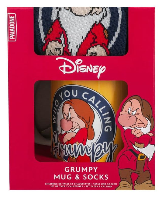 Disney Tasse und Socken Set Schneewittchen Who You Calling Grumpy Image