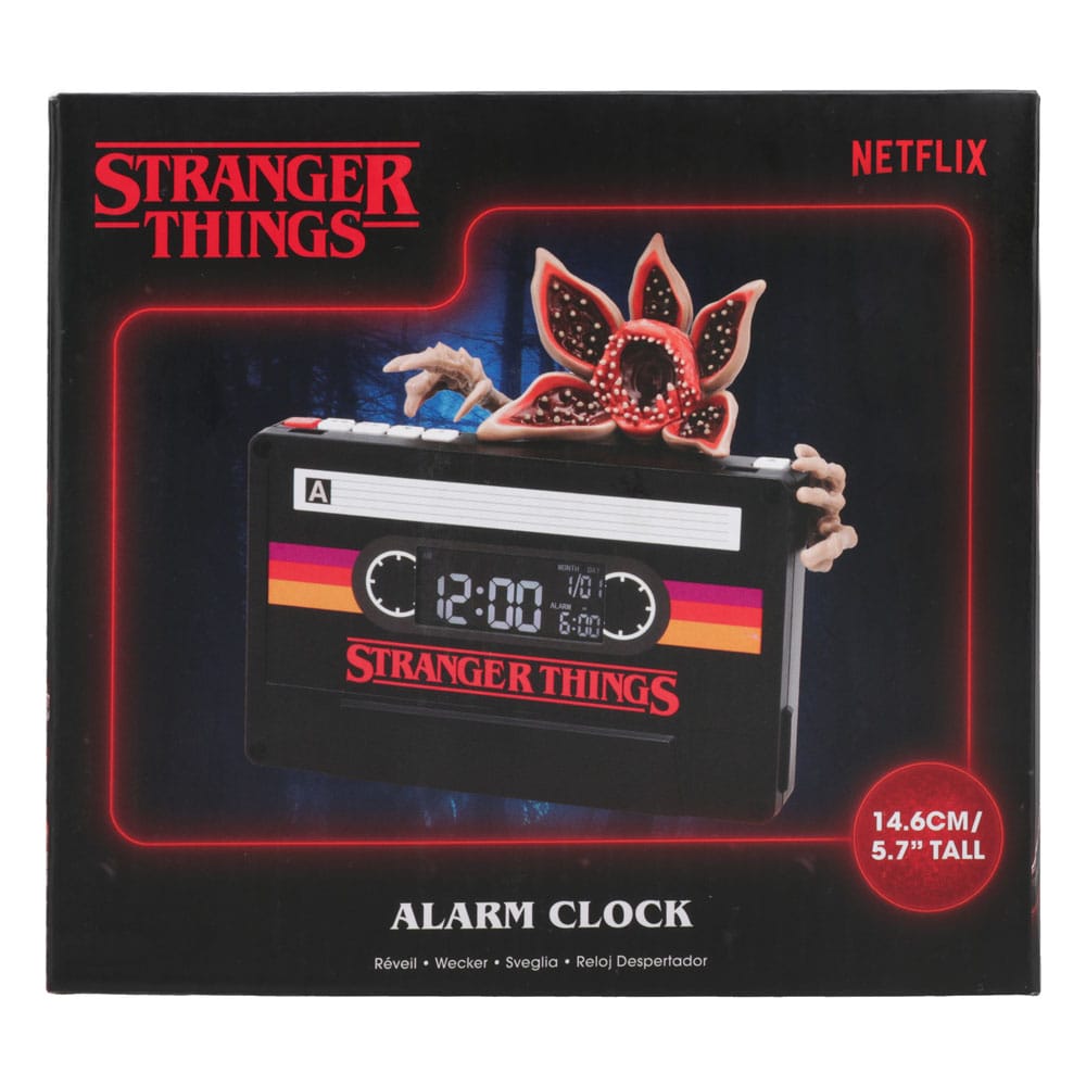 Stranger Things 5 Wecker Demogorgon Cassette 15 cm Image 4