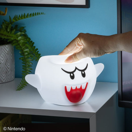 Super Mario Squishy Glo Silikon-Leuchte Boo 14 cm Image 2