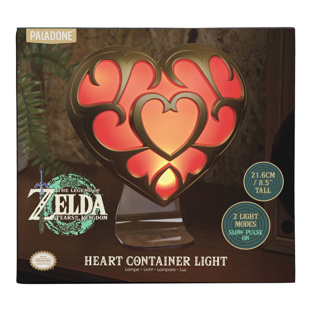 The Legend of Zelda: Tears of the Kingdom Leuchte Herzcontainer 22 cm Image 4