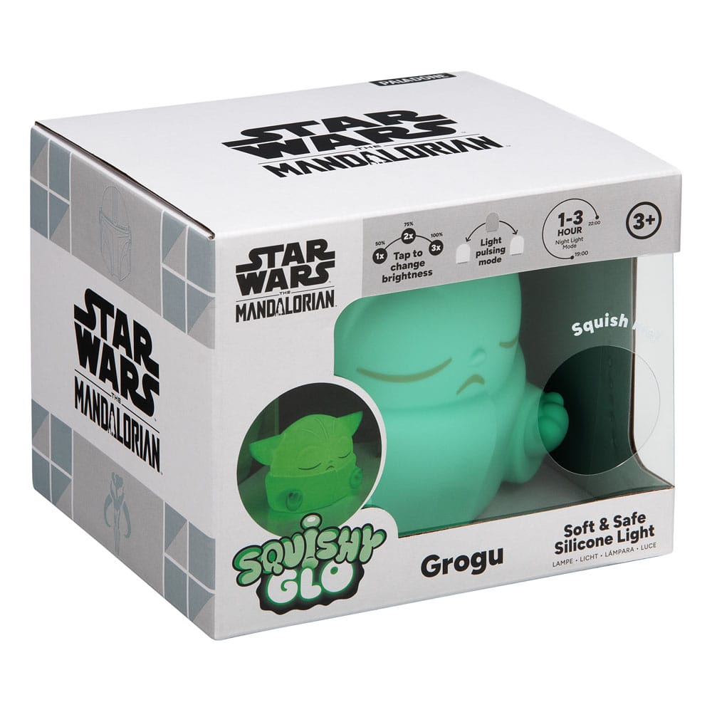 Star Wars The Mandalorian Squishy Glo Silikon-Leuchte Grogu 15 cm Image 3