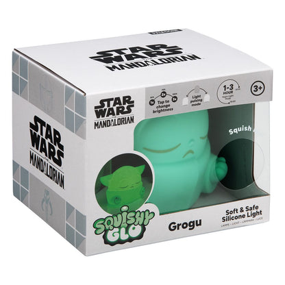 Star Wars The Mandalorian Squishy Glo Silikon-Leuchte Grogu 15 cm Image 3