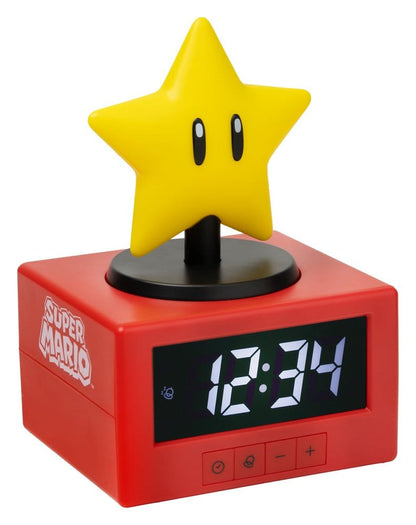 Super Mario Icon Wecker Super Star 15 cm Image 1