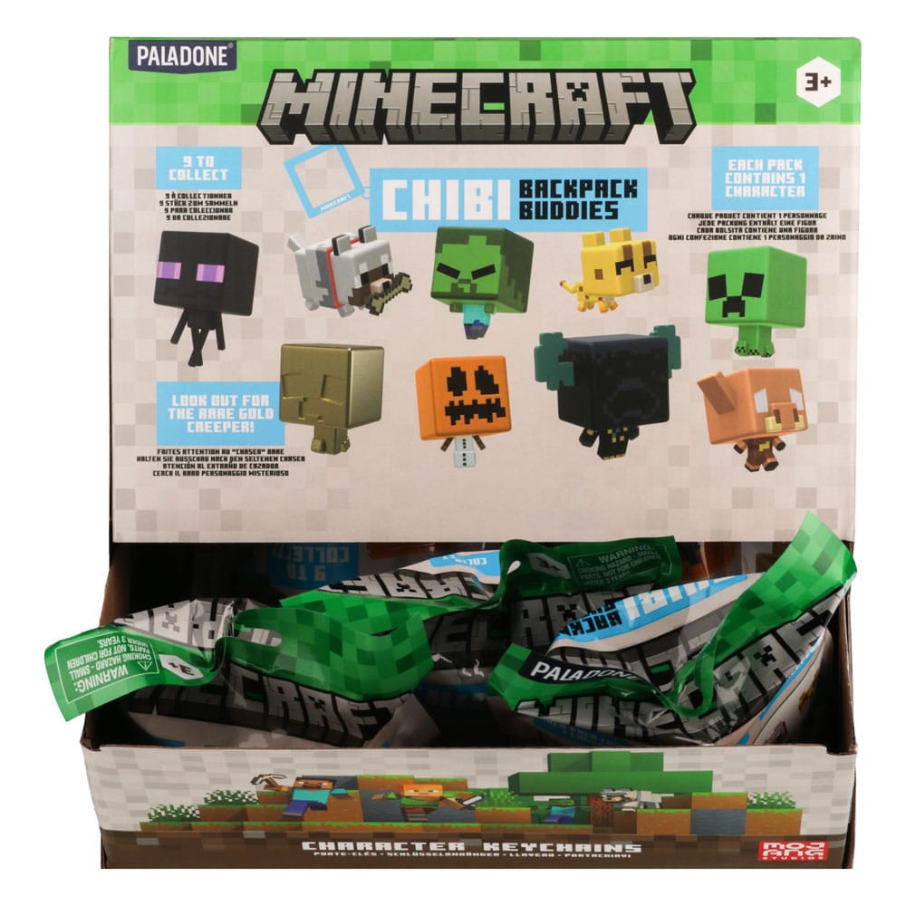 Minecraft Taschenanhänger Backpack Buddies Mystery Bags Series 3 Display (24) Image 3