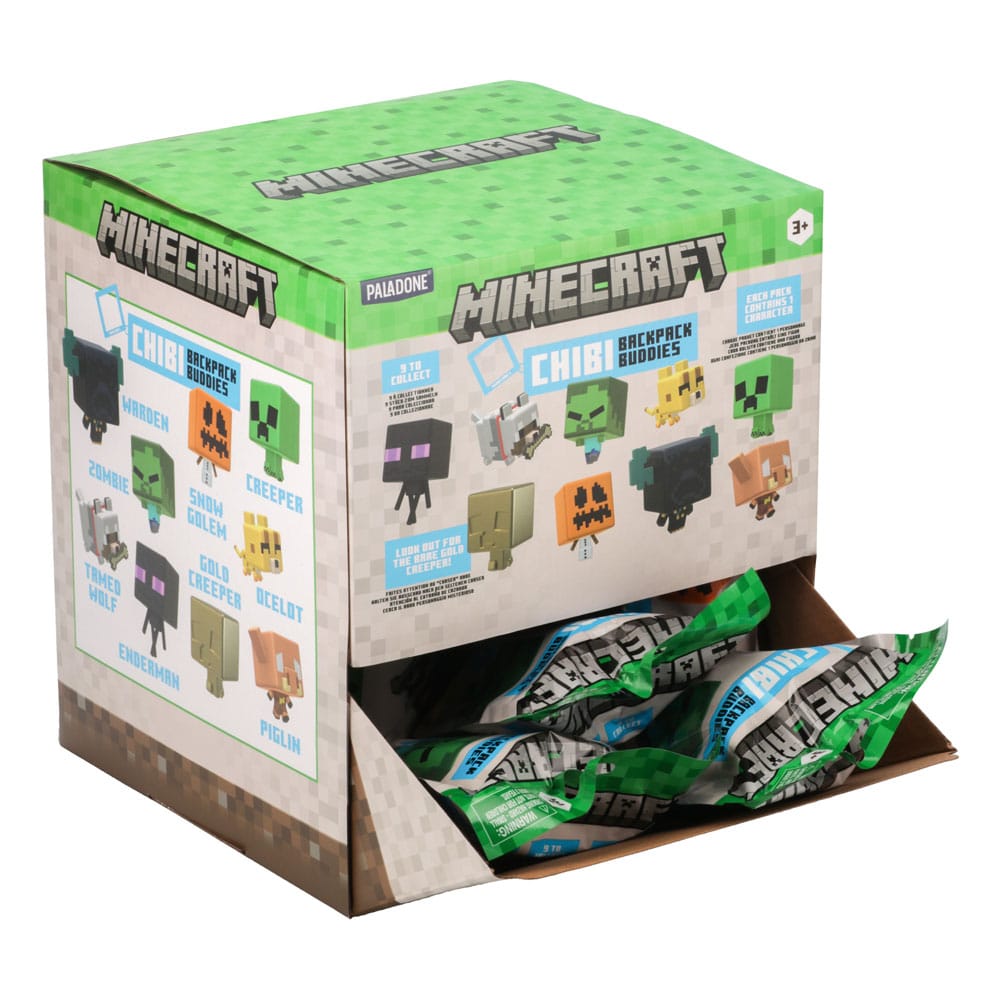 Minecraft Taschenanhänger Backpack Buddies Mystery Bags Series 3 Display (24) Image 5