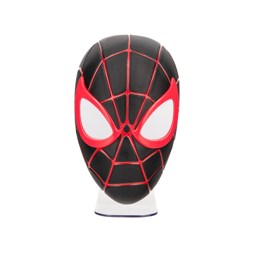 Spider-Man 3D LED Leuchte Miles Morales Mask Image 1