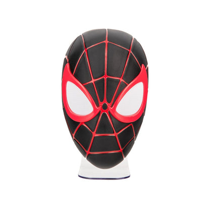 Spider-Man 3D LED Leuchte Miles Morales Mask Image 1