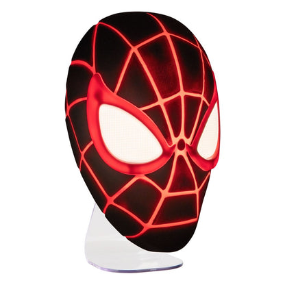 Spider-Man 3D LED Leuchte Miles Morales Mask Image 6