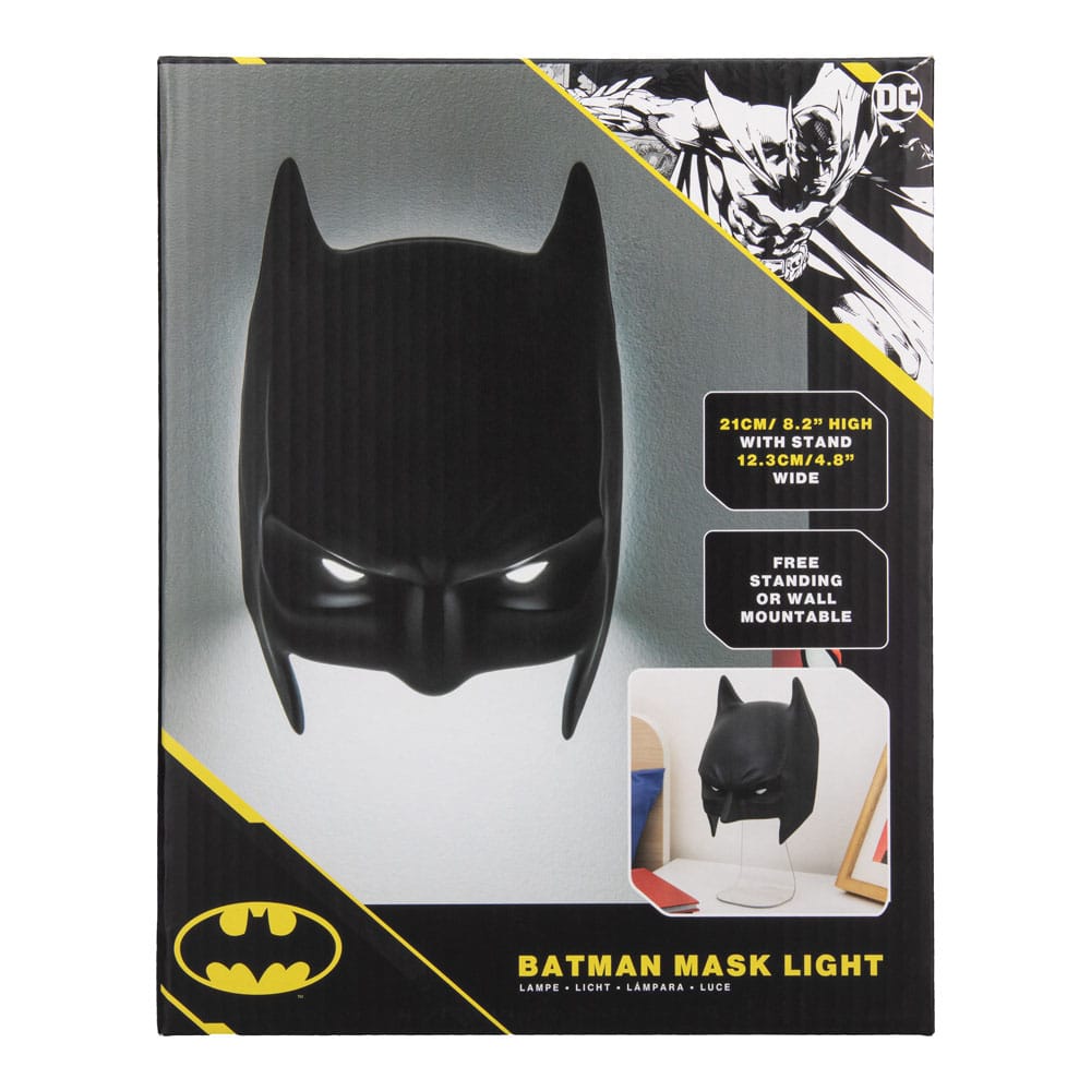DC Comics 3D LED Leuchte Batman Mask Image 6