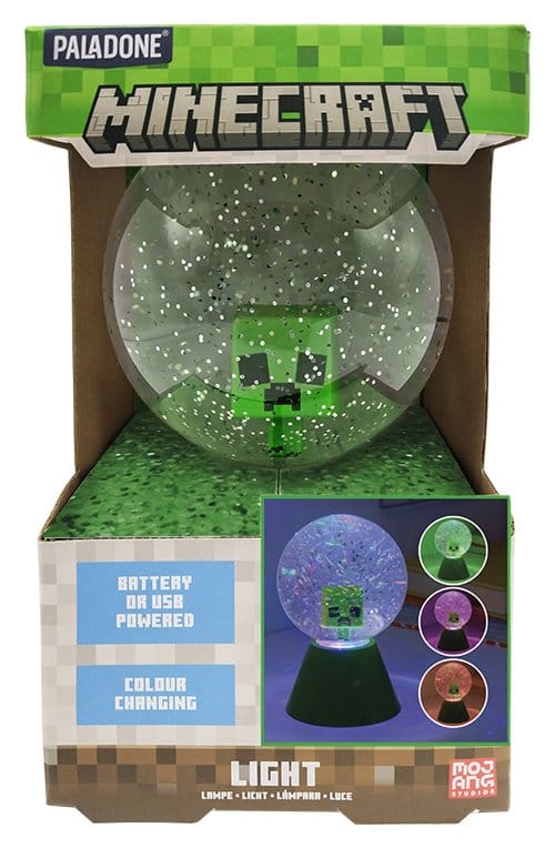 Minecraft Leuchte LED Glitter Ball Image 1
