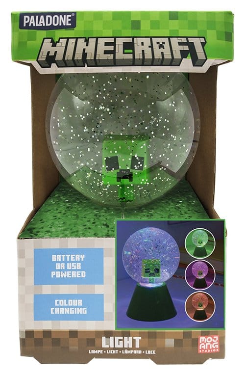 Minecraft Leuchte LED Glitter Ball Image 2